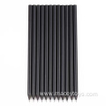 Wooden black colored pencils